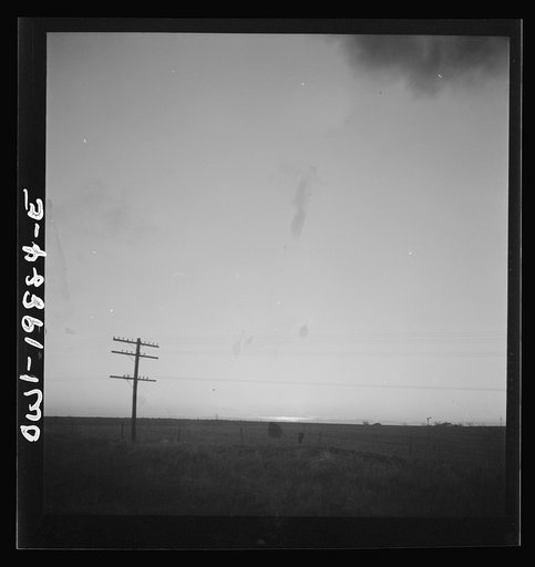 Untitled photo, possibly related to: Quinlin, Oklahoma. Sunrise
