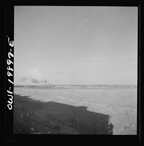 Untitled photo, possibly related to: Woodward, Oklahoma. Dry steam along the Atchison, Topeka, and Santa Fe Railroad
