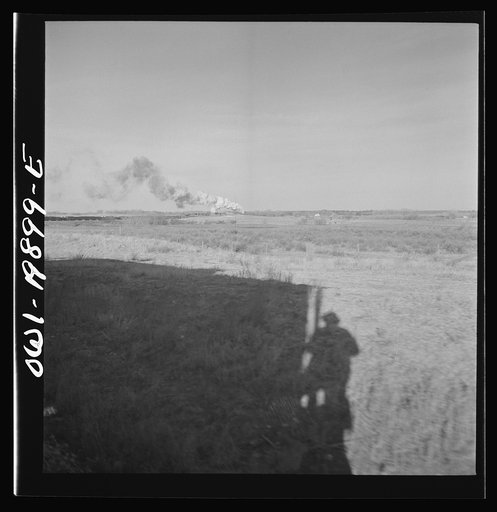 Untitled photo, possibly related to: Woodward, Oklahoma. Dry steam along the Atchison, Topeka, and Santa Fe Railroad