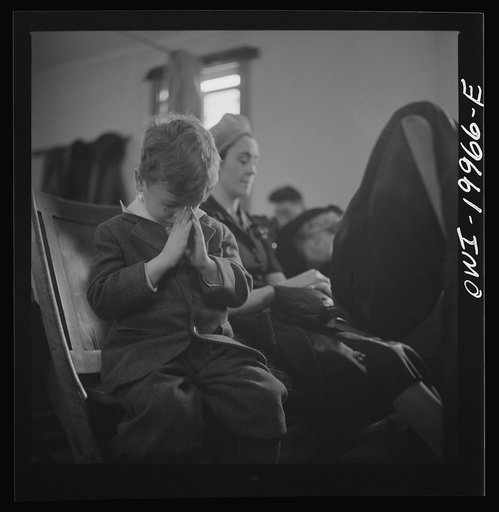 Washington, D.C. Members of the congregation during the sermon at the First Wesleyan Methodist Church
