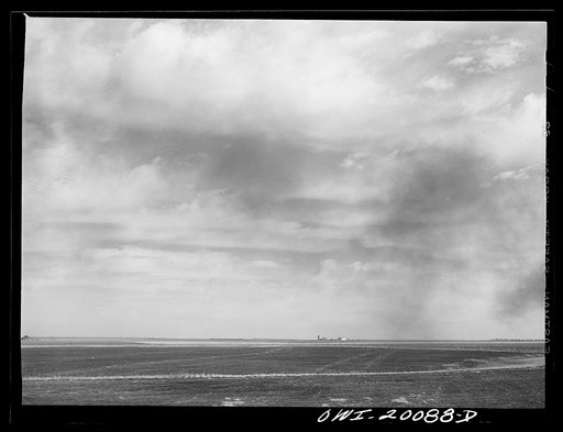 Untitled photo, possibly related to: Codman, Texas. Cattle ranch along the Atchison, Topeka, and Santa Fe Railroad