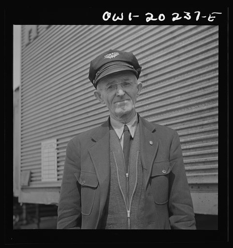 Untitled photo, possibly related to: Baltimore, Maryland. Pop Ward, one of the oldest drivers working for the Associated Transport Company