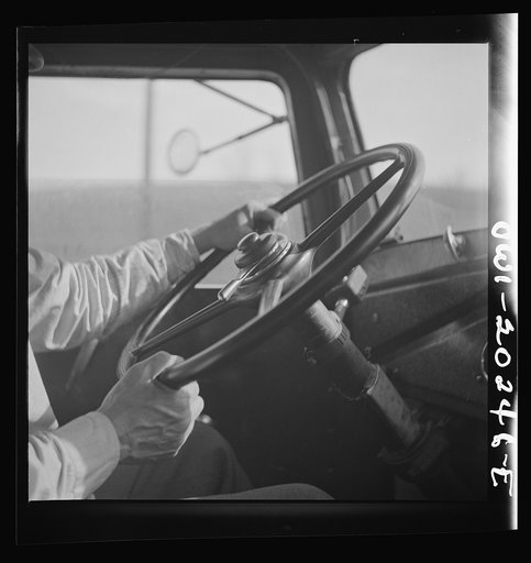 A truck driver on U.S. Highway 29 near Charlottesville, Virginia
