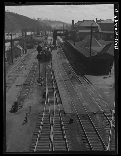 Lynchburg, Virginia. Railroad station