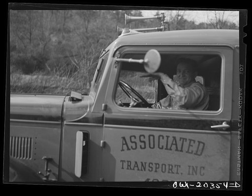 Untitled photo, possibly related to: Sam Bens and Noah Booher stopping for a talk along U.S. Highway 11 near Roanoke, Virginia