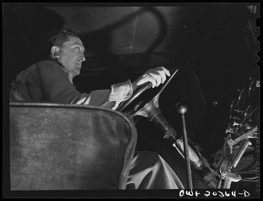 Truck driver on U.S. Highway Route no. 11 near Wytheville, Virginia