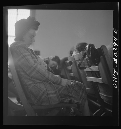 Washington, D.C. Members of the congregation during services at the First Wesleyan Methodist church