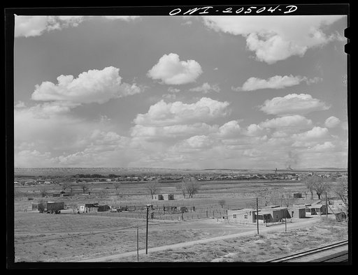 Untitled photo, possibly related to: Belen, New Mexico. General view of the town