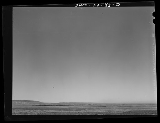 Vaughn, New Mexico. A passing Southern Pacific Railroad freight train