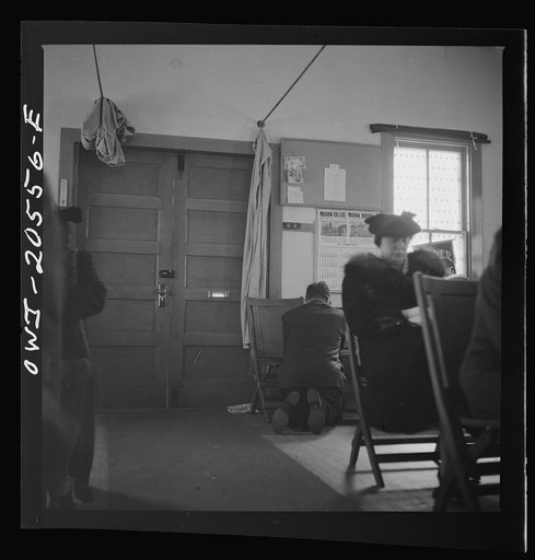 Washington, D.C. Members of the congregation during services at the First Wesleyan Methodist church