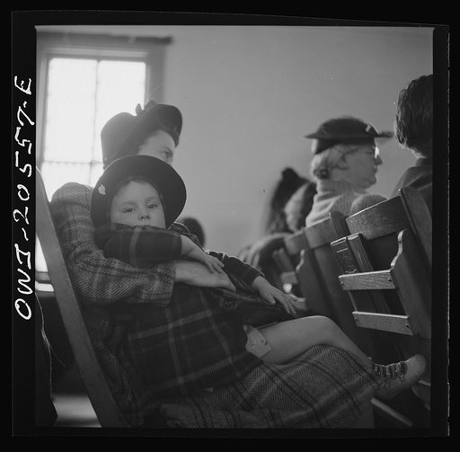 Washington, D.C. Members of the congregation during services at the First Wesleyan Methodist church