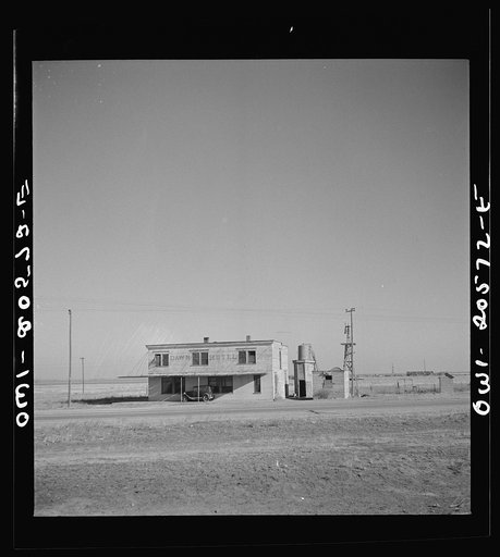 Dawn, Texas. Passing through the town on the Atchison, Topeka, and Santa Fe Railroad between Amarillo, Texas and Clovis, New Mexico