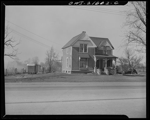 Detroit (vicinity), Michigan. Housing near Willow Run bomber plant