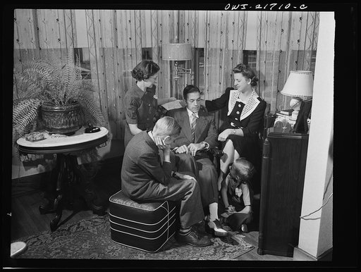 Untitled photo, possibly related to: Rochester, New York. The Babcocks, an American family