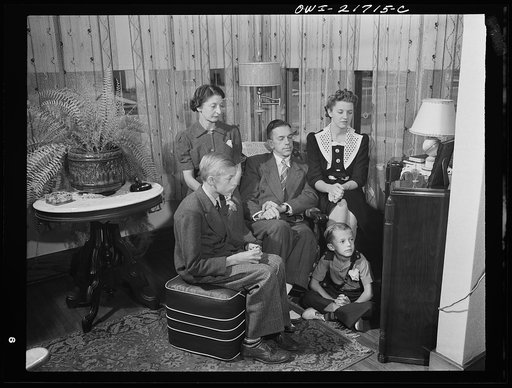 Untitled photo, possibly related to: Rochester, New York. The Babcocks, an American family