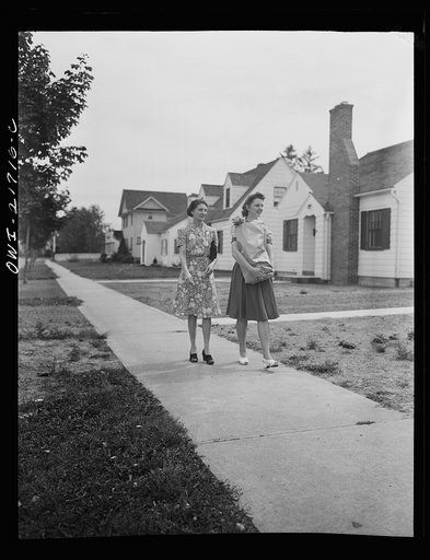 Rochester, New York. Shirley helps Mrs. Babcock with the shopping