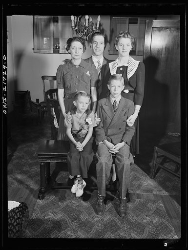 Untitled photo, possibly related to: Rochester, New York. The Babcocks, an American family