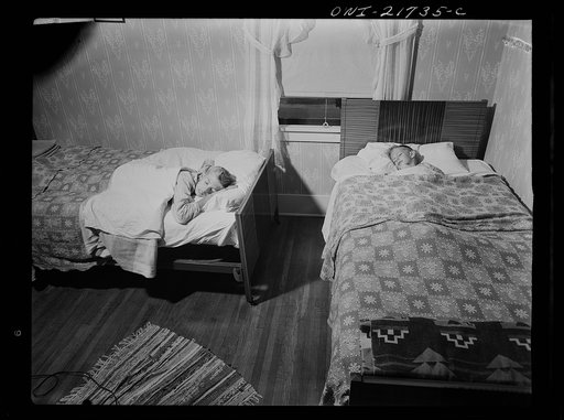 Rochester, New York. The two Babcock boys share one room