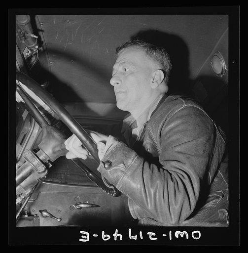 Pearlington (vicinity), Mississippi. James Hall, truck driver, enroute to New Orleans on U.S. Highway 90