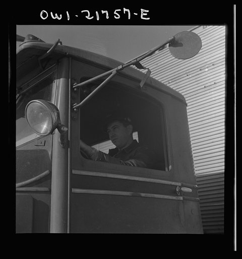 Melvin Cash driving a truck to Charlotte, North Carolina on U.S. Highway 29