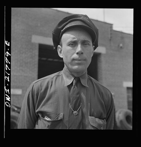 Atlanta, Georgia. Joe Crow, truck driver for the Associated Transport Company