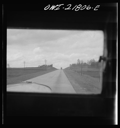 Greenville, South Carolina. U.S. Highway 29 seen from an Associated Transport Company truck