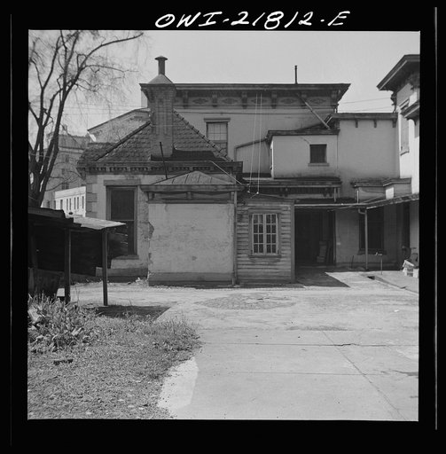 Montgomery, Alabama. Old house