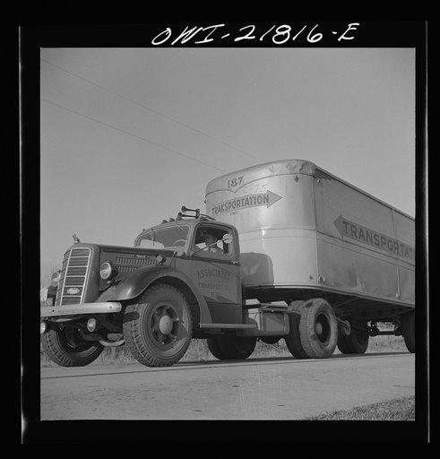Montgomery, Alabama. Jim Bishop enroute from Atlanta to Montgomery, Alabama on U.S. Highway 29 in Georgia