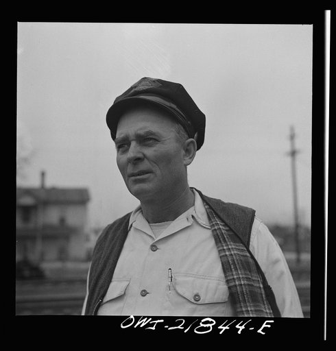 Charlotte, North Carolina. Pete Burns, truck driver for the Associated Transport Company