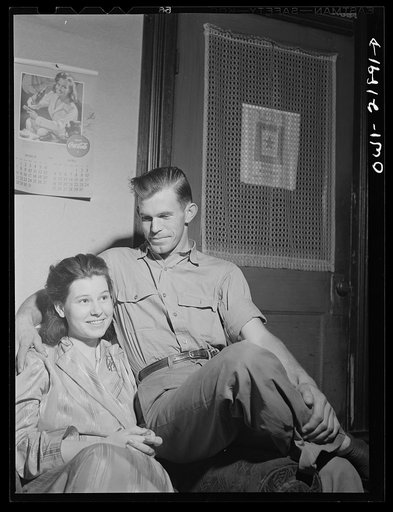 Montgomery, Alabama. Truck driver and his wife