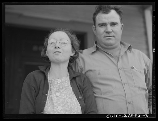 Untitled photo, possibly related to: Montgomery, Alabama. Marvin Johnson, truck driver, with his family