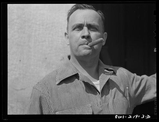 Charlotte, North Carolina. Foreman of the trailer repairing department at the Brown Equipment Company
