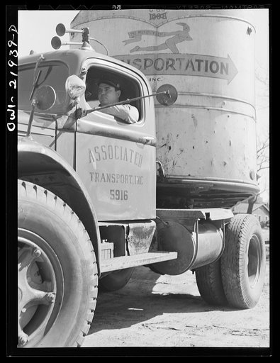 Untitled photo, possibly related to: Montgomery, Alabama. Marvin Johnson, truck driver