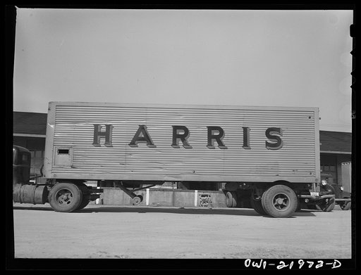 Charlotte, North Carolina. Truck trailer