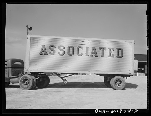 Charlotte, North Carolina. Truck trailer