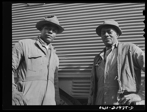 Charlotte, North Carolina. Workers at the terminal of Associated Transport Company