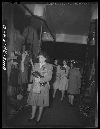 Baltimore, Maryland. Thursday night shoppers