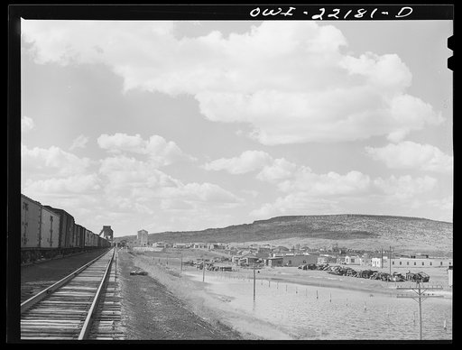Grants, New Mexico. On the Atchison, Topeka, and Santa Fe Railroad enroute to Gallup