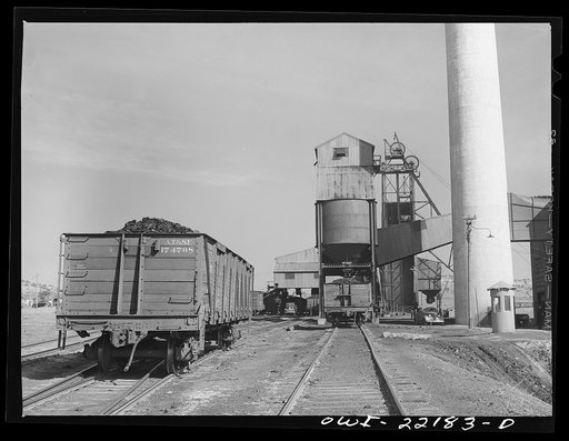 Gallup (vicinity), New Mexico. Gallup American Mining Company coal mine