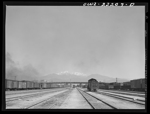 Atchison, Topeka and Santa Fe Railroad yard