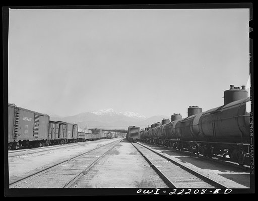 Atchison, Topeka and Santa Fe Railroad yard