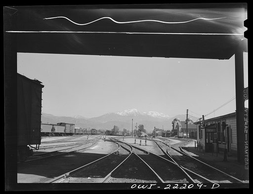 Atchison, Topeka and Santa Fe Railroad yard