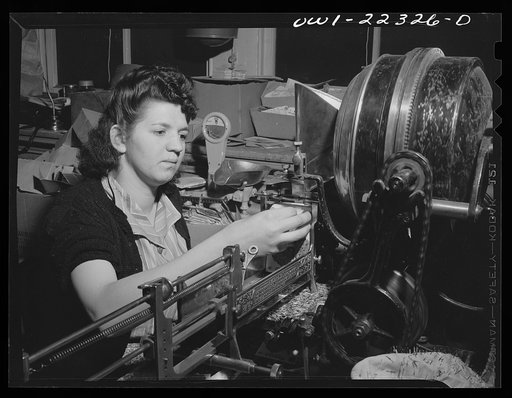 Philadelphia, Pennsylvania. Operator of a seed counting machine at the W. Atlee Burpee Company, seed dealers