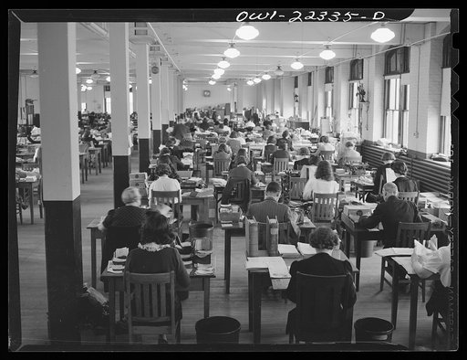 Untitled photo, possibly related to: Philadelphia, Pennsylvania. General view of the office at the W. Atlee Burpee Company, seed dealers