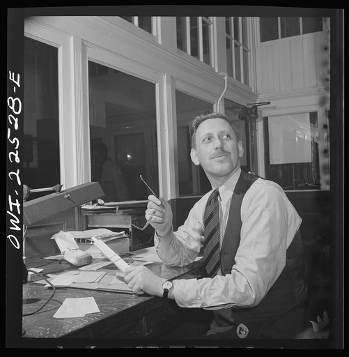 Philadelphia, Pennsylvania. Swedish-American foreman at the SKF roller bearing factory