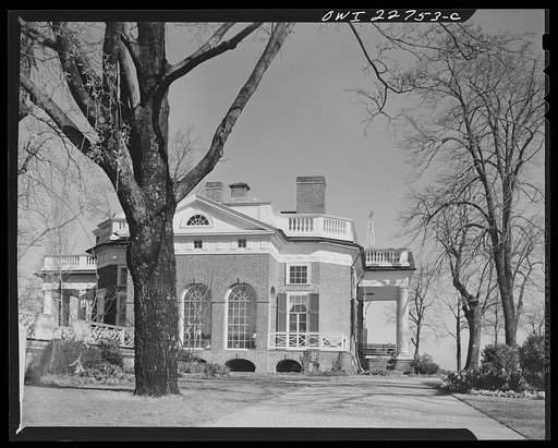 Charlottesville, Virginia. Monticello, home of Thomas Jefferson