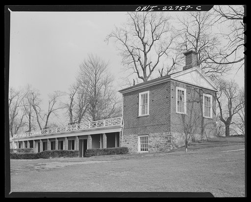 Charlottesville, Virginia. Stables at Monticello, the home of Thomas Jefferson
