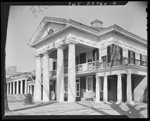 Untitled photo, possibly related to: Charlottesville, Virginia. Home of the Dean of Law on the campus of the University of Virginia
