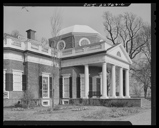 Untitled photo, possibly related to: Charlottesville, Virginia. Monticello, the home of Thomas Jefferson