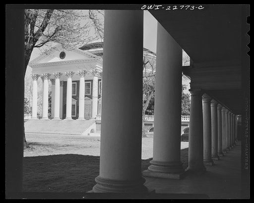Charlottesville, Virginia. Library of the University of Virginia